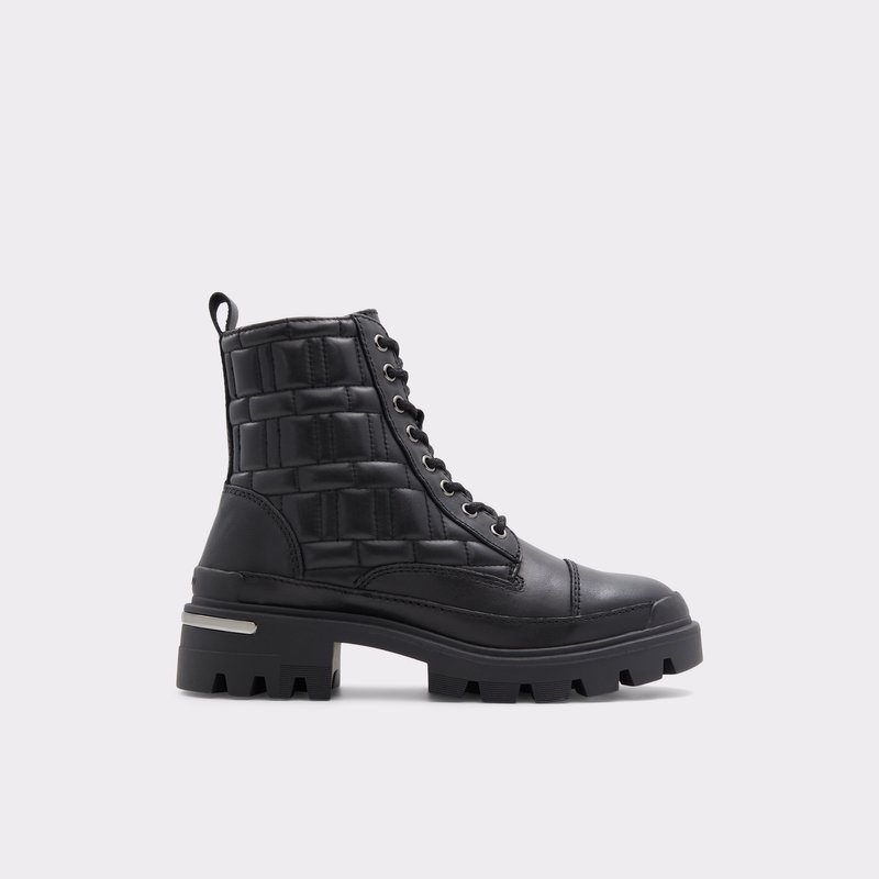 Aldo gležnjače QUILT LEA SMOOTH - crna 1