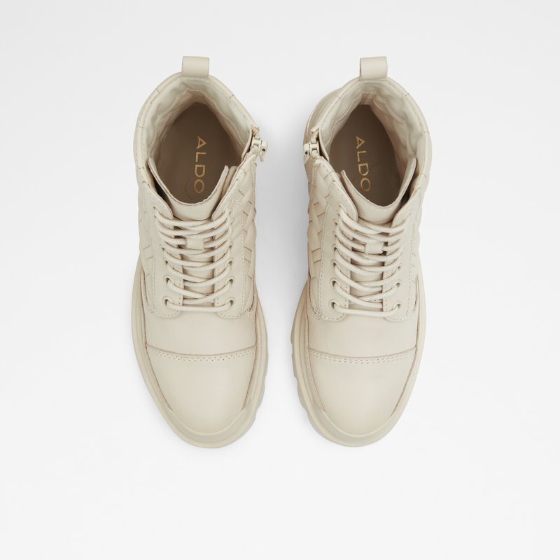 Aldo gležnjače QUILT LEA SMOOTH - bijela 5