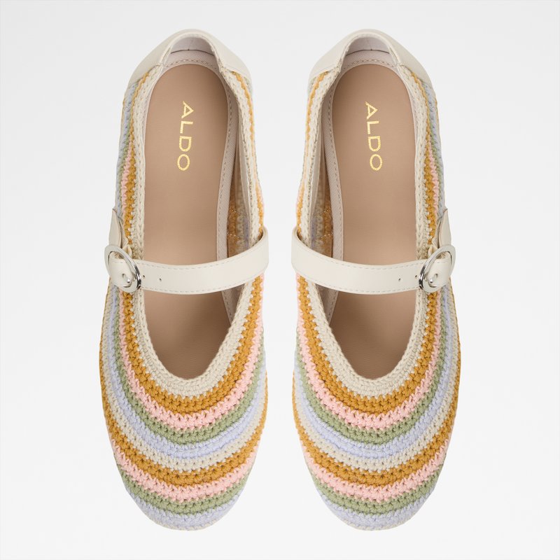 Aldo balerinke QUINCEY TEX KNIT - multicolor 5