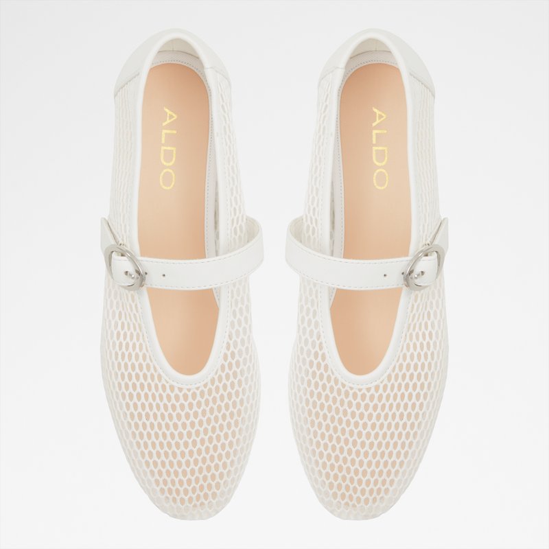 Aldo balerinke QUINCEY TEX MESH - bijela 5