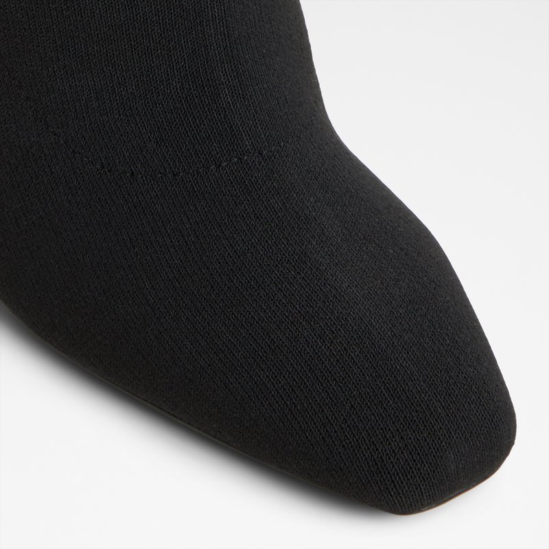Aldo gležnjače na visoku petu RANABECLYA TEX KNIT - crna 5