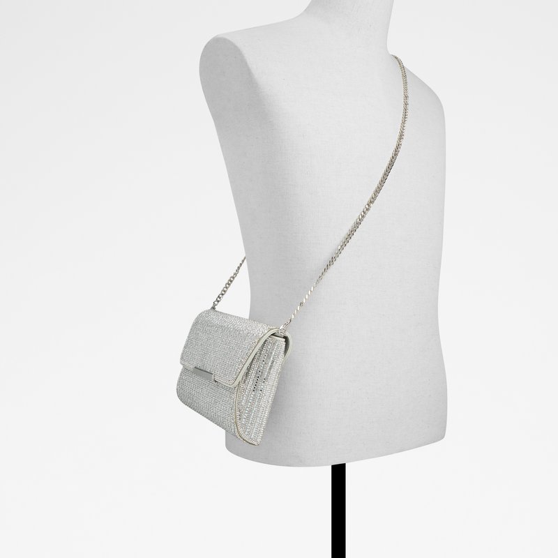 Aldo clutch torbica RANIA SYN MIX MAT - srebrna 3