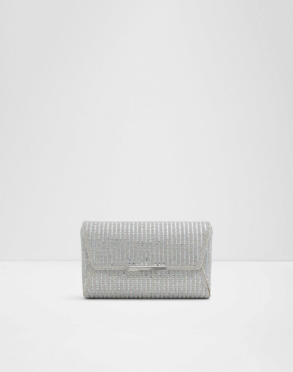 Aldo clutch torbica RANIA SYN MIX MAT - srebrna
