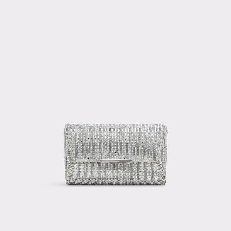 Aldo clutch torbica RANIA SYN MIX MAT - srebrna 1