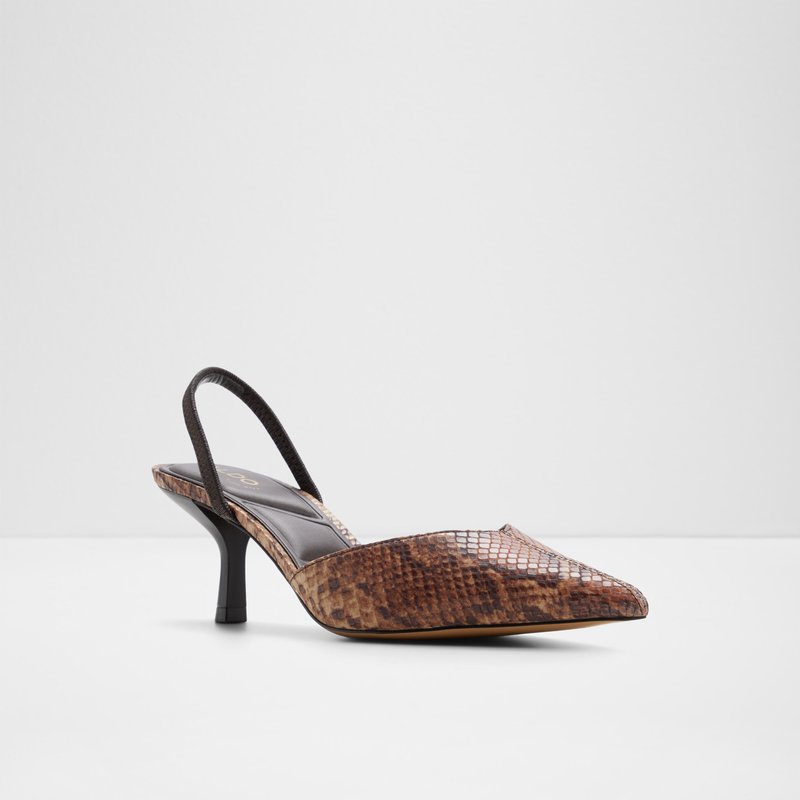 Aldo cipele na srednje visoku petu RE-OLIVIA TEX EMB SNAKE - multicolor 3