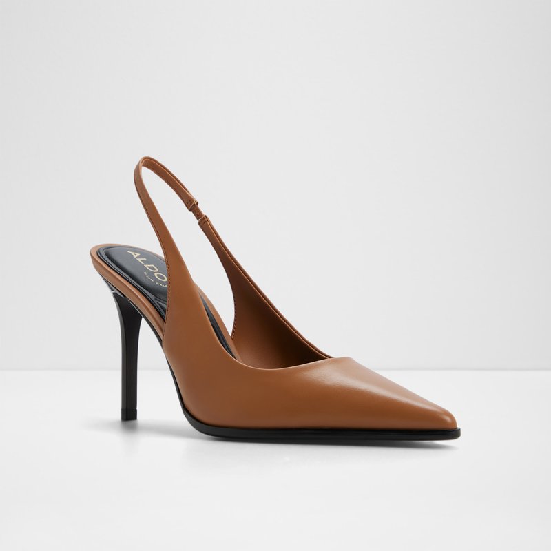 Aldo cipele na visoku petu RE-SAMANTHA LEA SMOOTH - smeđa 3