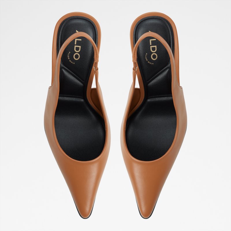 Aldo cipele na visoku petu RE-SAMANTHA LEA SMOOTH - smeđa 6