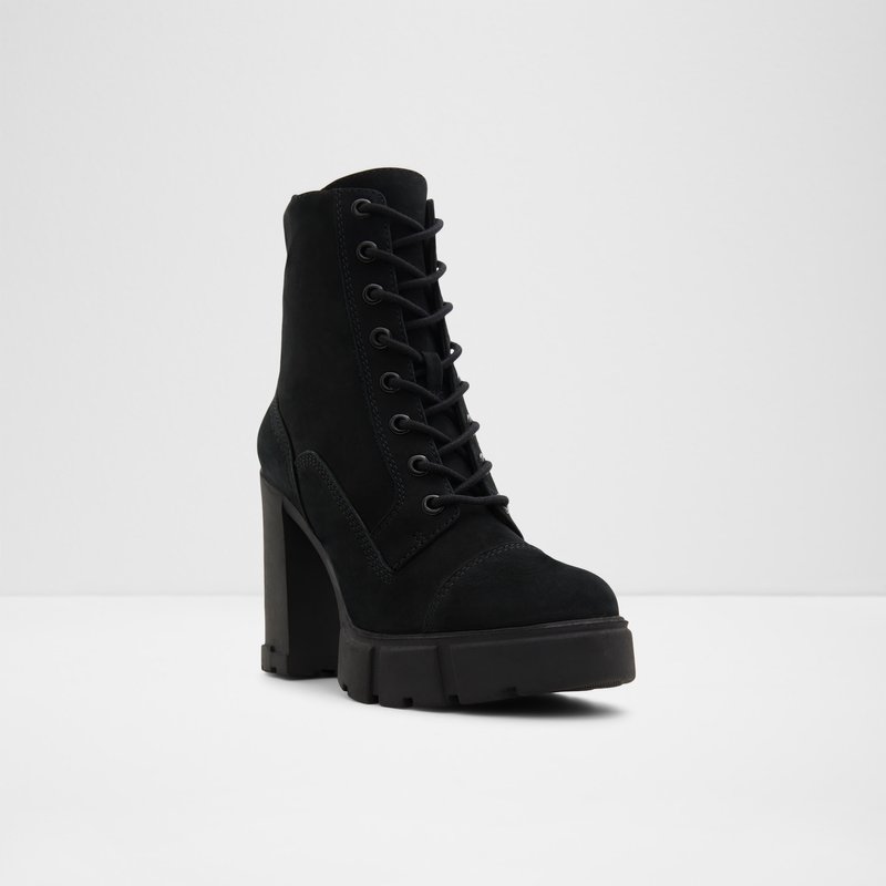 Aldo gležnjače na petu REBEL2.0 LEA NUBUCK - crna 3