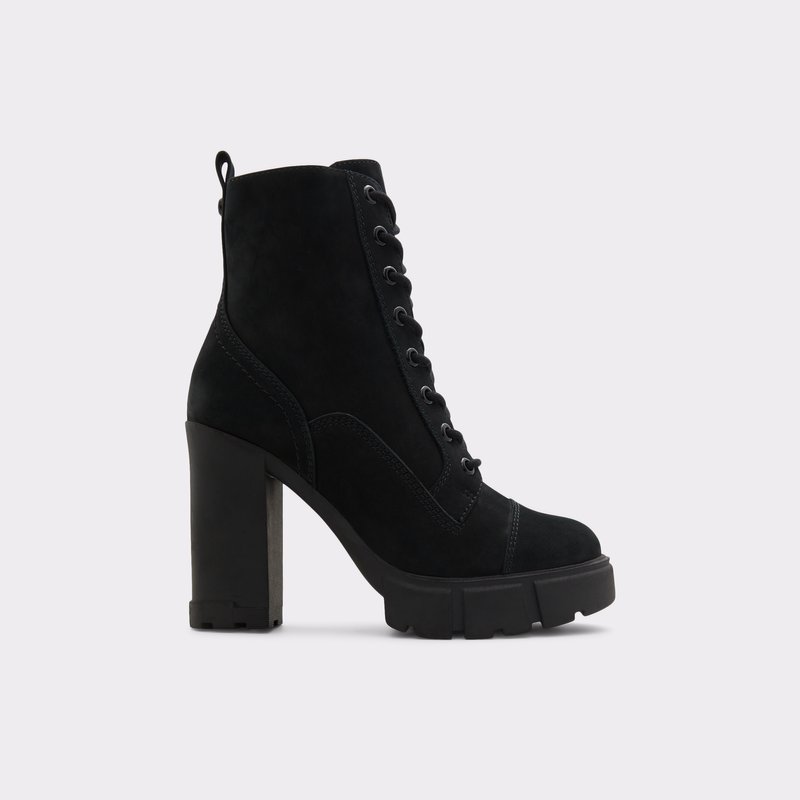 Aldo gležnjače na petu REBEL2.0 LEA NUBUCK - crna 1