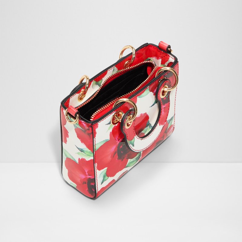 Aldo satchel torbica za nošenje preko ramena ili u ruci REDROSES SYN MIX MAT - multicolor