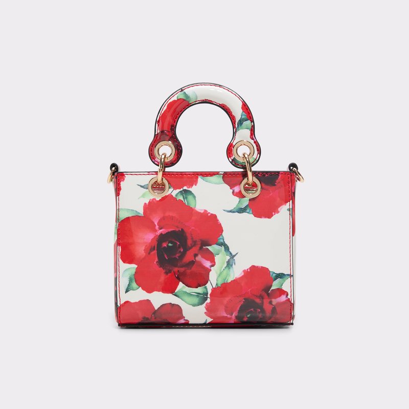 Aldo satchel torbica za nošenje preko ramena ili u ruci REDROSES SYN MIX MAT - multicolor