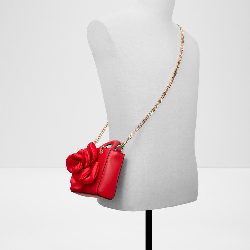 Aldo satchel torbica za nošenje preko ramena ili u ruci REDROSES SYN MIX MAT - crvena