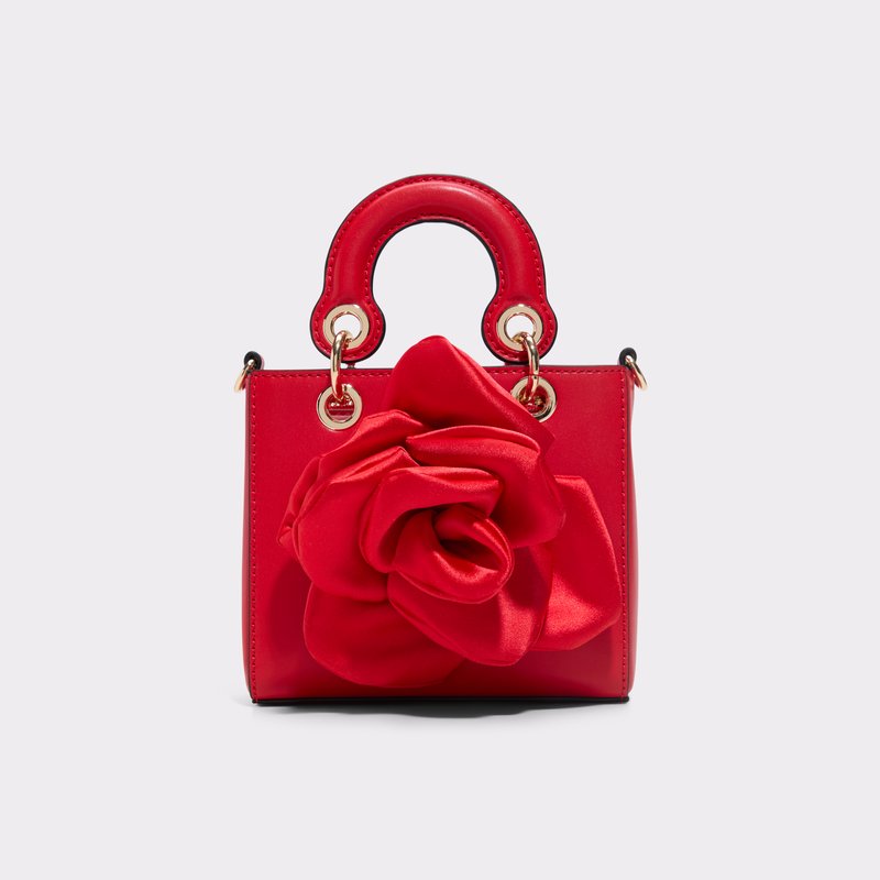 Aldo satchel torbica za nošenje preko ramena ili u ruci REDROSES SYN MIX MAT - crvena
