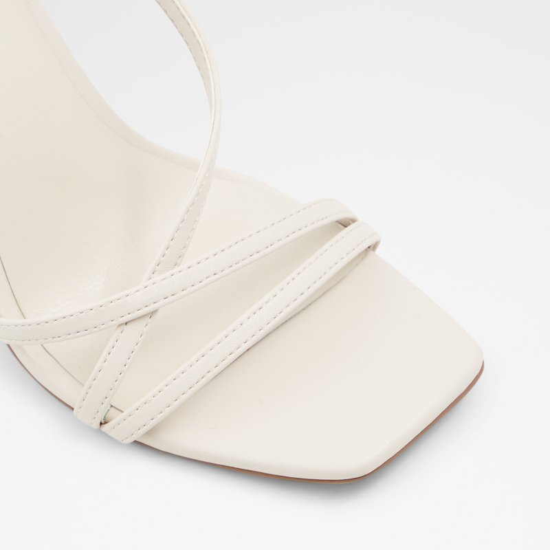 Aldo sandale na visoku petu RENDALITH SYN SMOOTH - bijela 5