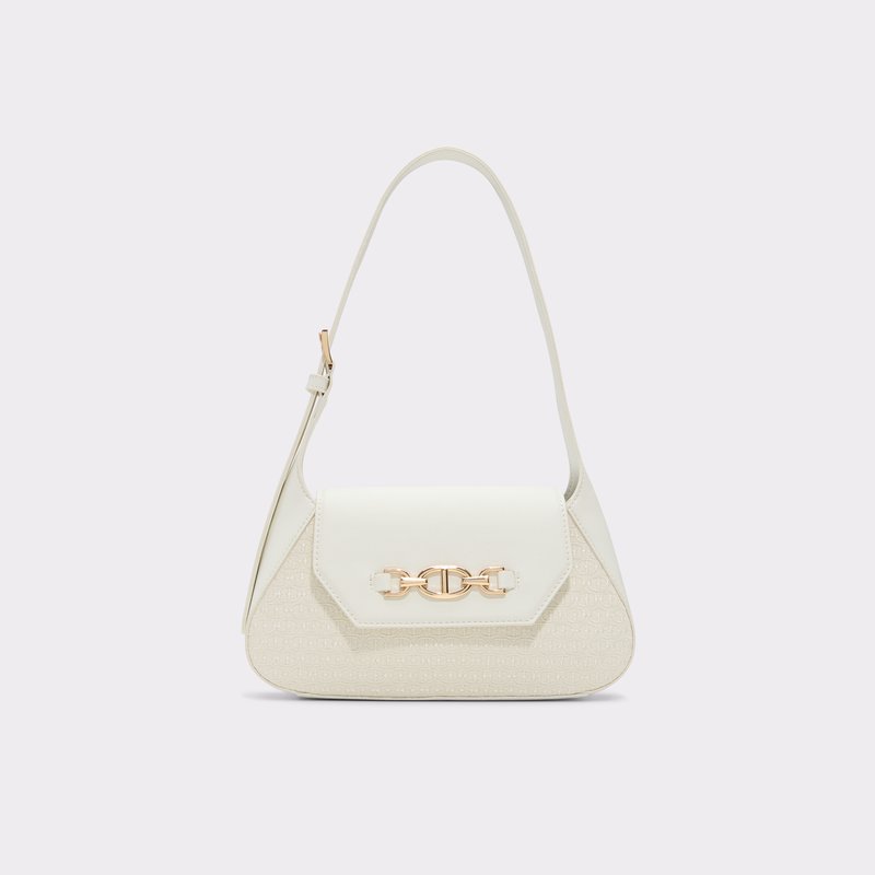 Aldo torbica za nošenje na ramenu RHIANON SYN MIX MAT - bijela