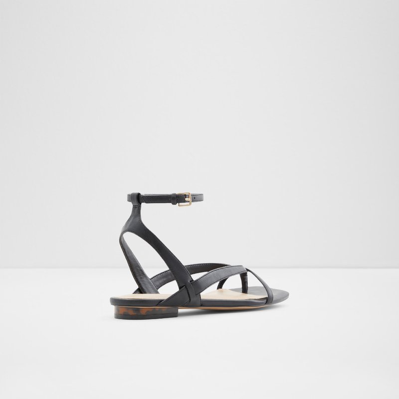 Aldo ravne sandale RHIGONI SYN SMOOTH - crna 3