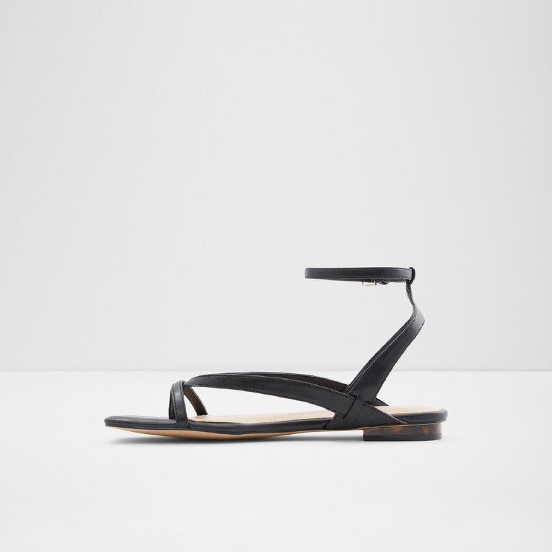 Aldo ravne sandale RHIGONI SYN SMOOTH - crna 2