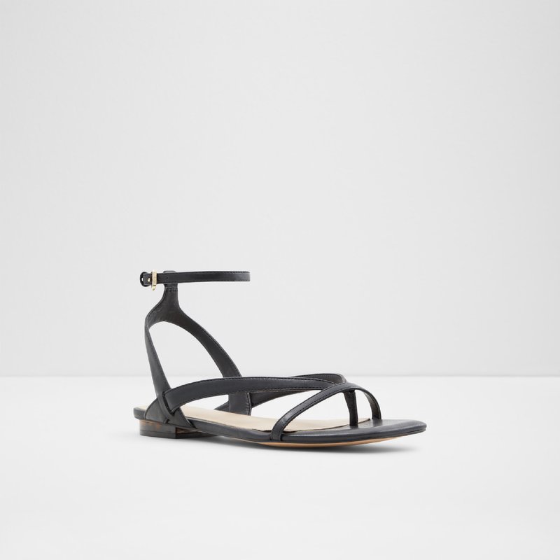 Aldo ravne sandale RHIGONI SYN SMOOTH - crna 4