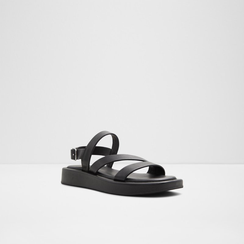 Aldo ravne sandale RIMSKY LEA SMOOTH - crna 3
