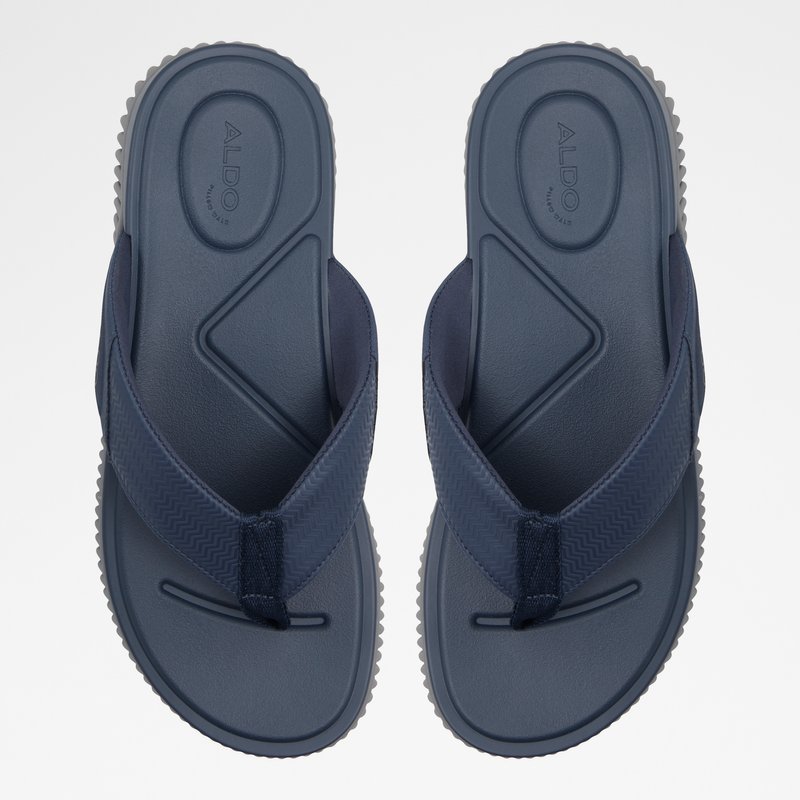 Aldo muške japanke RIPTIDE SYN EMBOSSED - plava 5