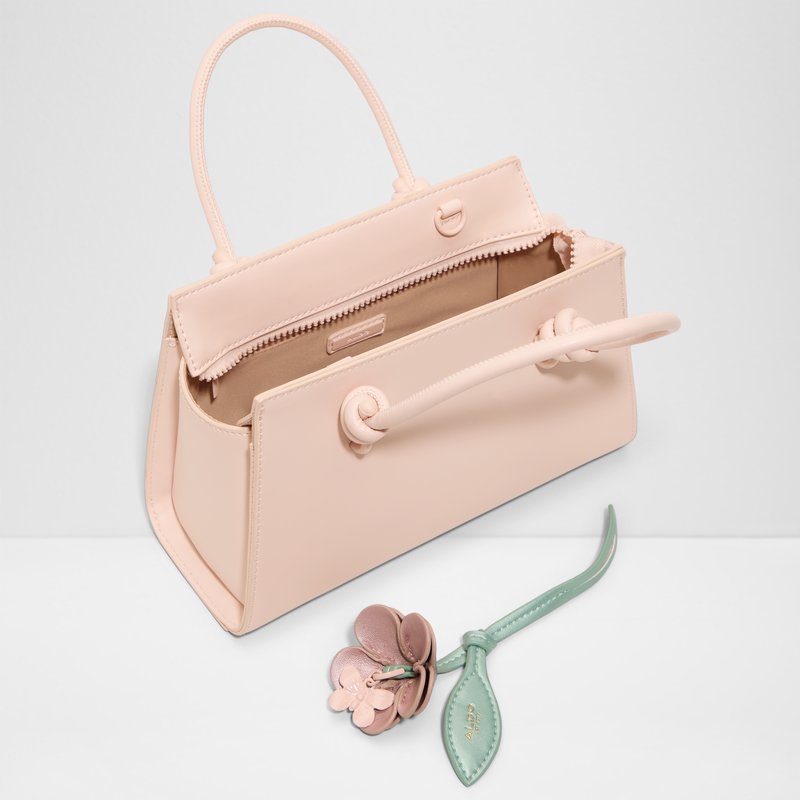 Aldo satchel torbica za nošenje u ruci ili na ramenu ROSELUNE SYN MIX MAT - ružičasta 4