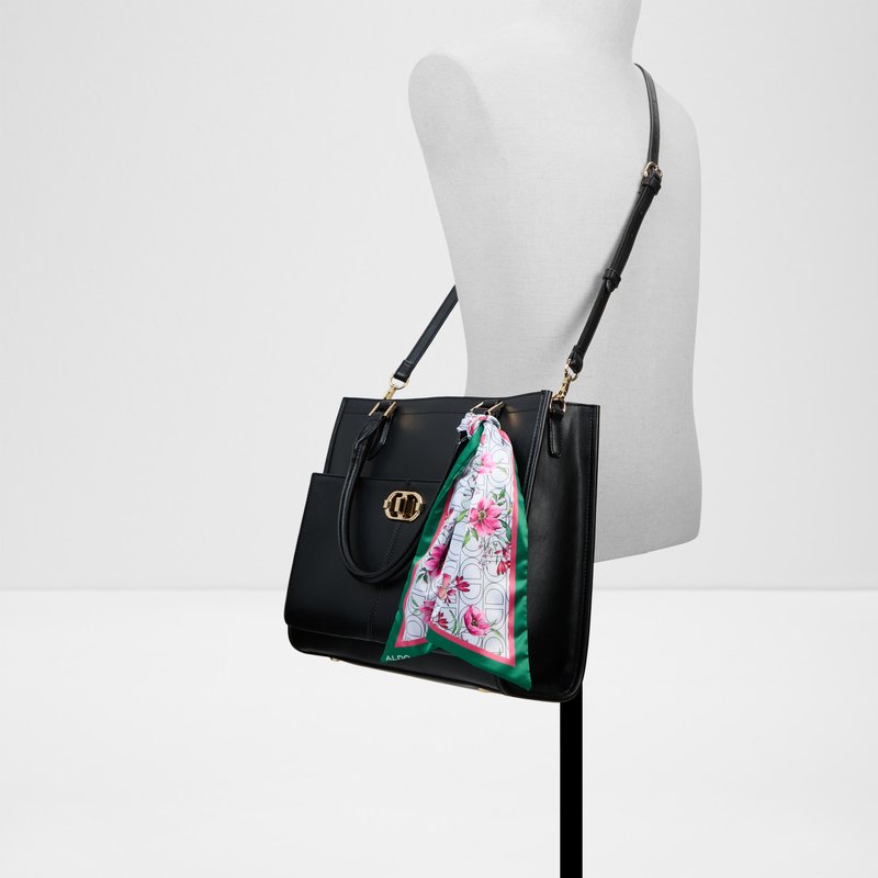 Aldo velika satchel torba RUYA SYN MIX MAT - crna 3