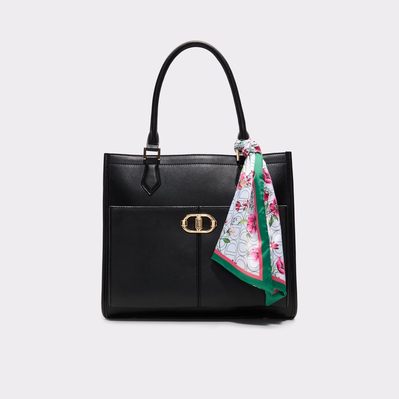 Aldo velika satchel torba RUYA SYN MIX MAT - crna 1