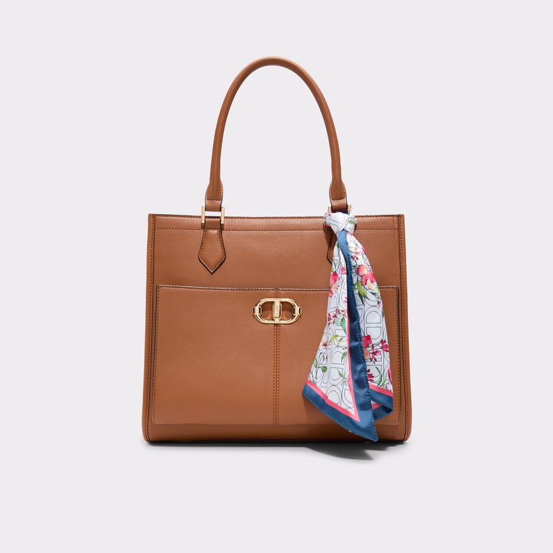 Aldo velika satchel torba RUYA SYN MIX MAT - smeđa 1