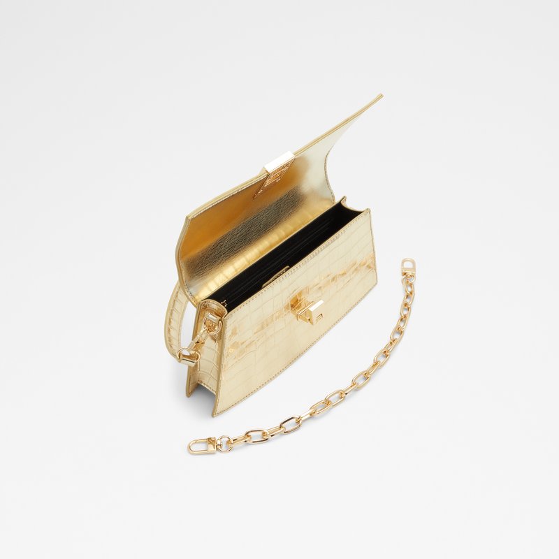Aldo torbica za nošenje na ramenu RYANNA SYN MIX MAT - zlatna 2