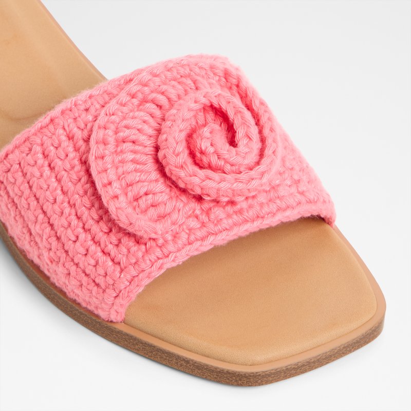 Aldo ravne natikače SABBIA TEX KNIT - ružičasta 4