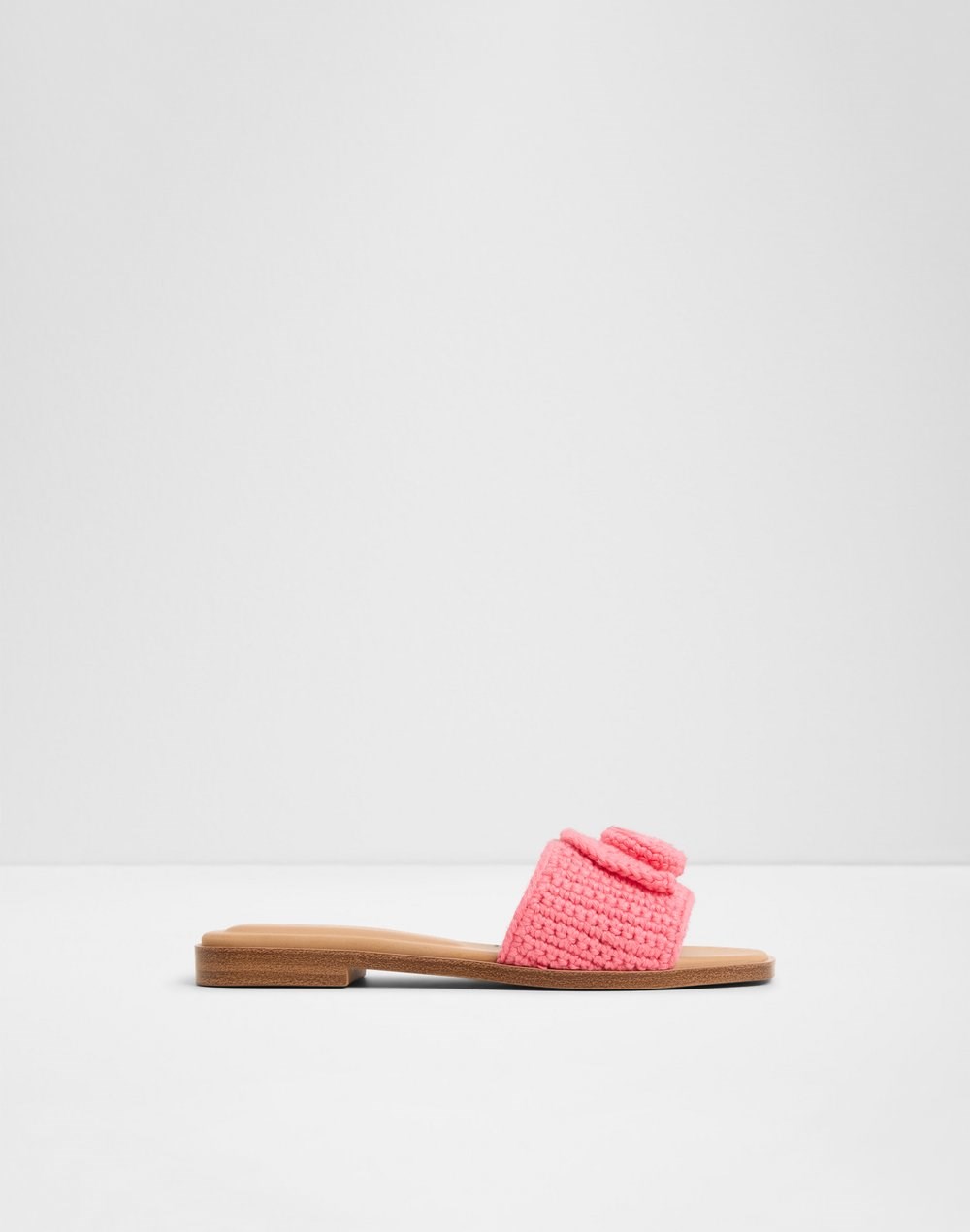 Aldo ravne natikače SABBIA TEX KNIT - ružičasta