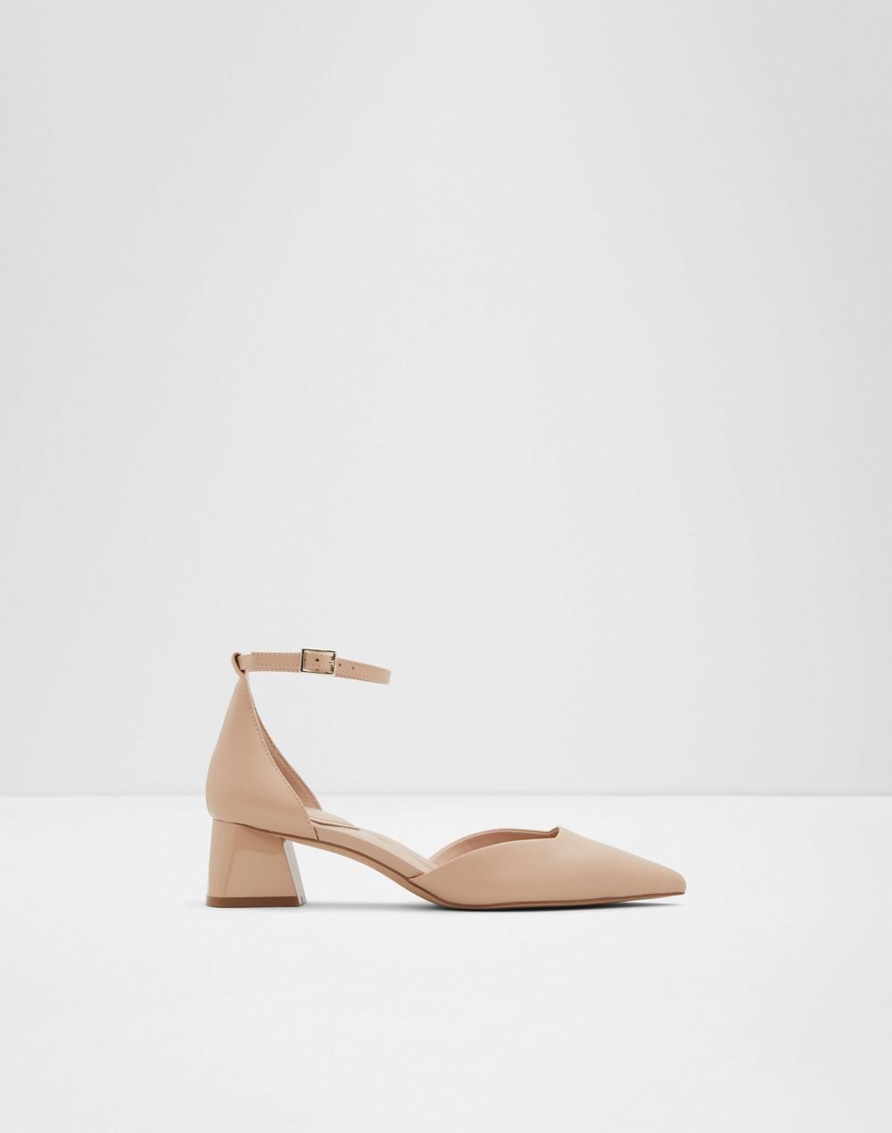 Aldo cipele na srednje visoku petu SABIYA LEA SMOOTH - bež