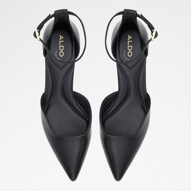 Aldo cipele na srednje visoku petu SABIYA LEA SMOOTH - crna 5