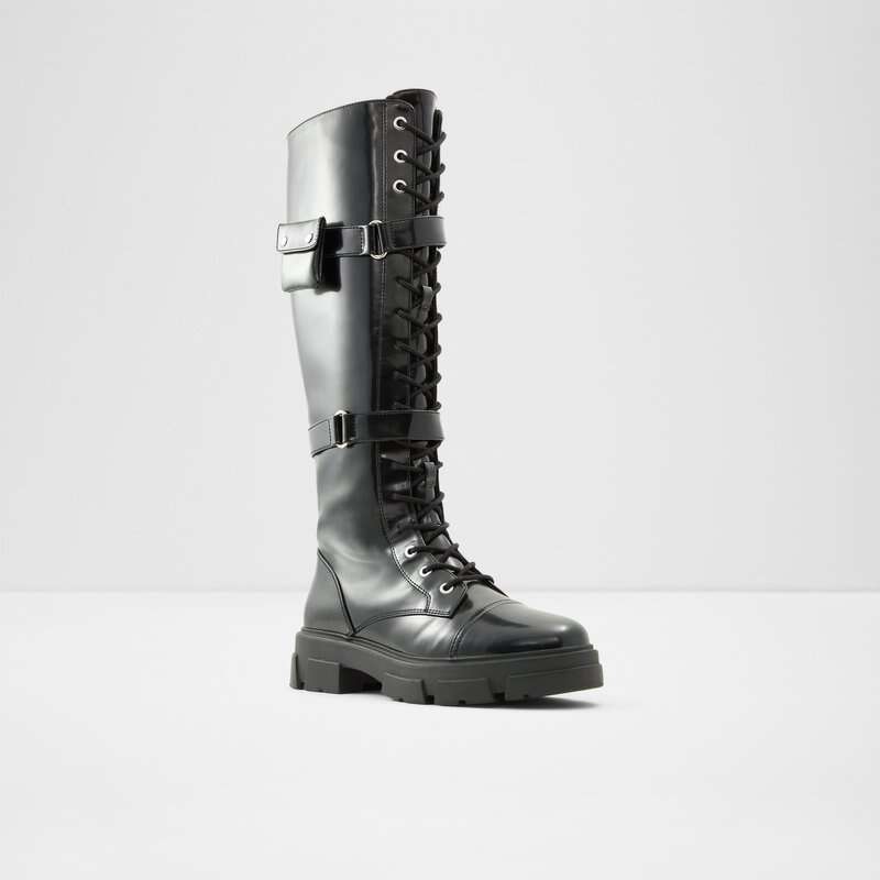 Aldo čizme do koljena SADIYA SYN SMOOTH - crna 3