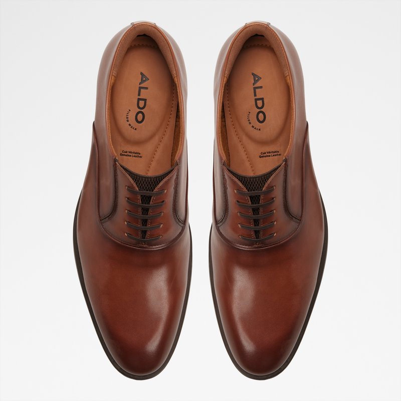 Aldo derby svečane cipele SANTINO LEA SMOOTH - smeđa 5