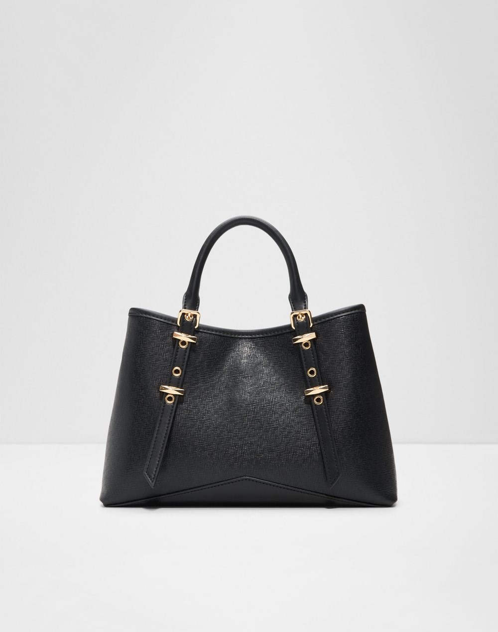 Aldo satchel torba za nošenje u ruci ili na ramenu SCARLETTIA SYN MIX MAT - crna