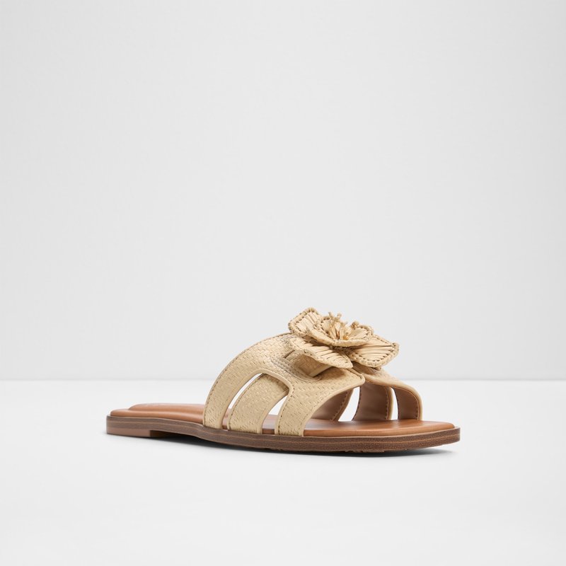 Aldo ravne natikače SEAFLOWER TEX RAFFIA - bež 4