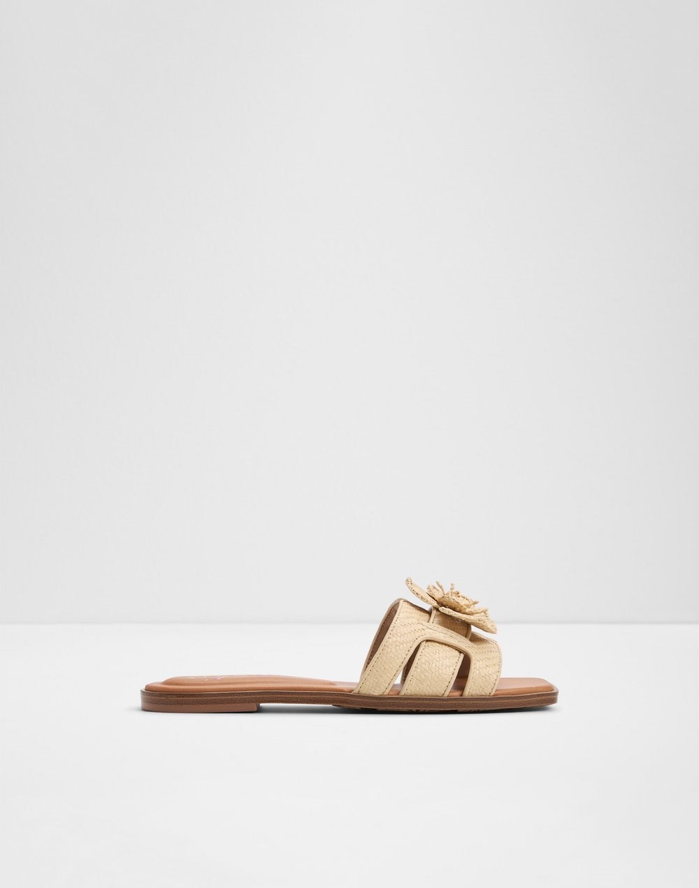 Aldo ravne natikače SEAFLOWER TEX RAFFIA - bež