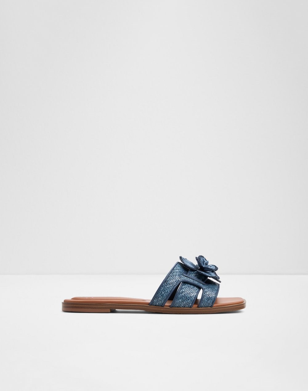 Aldo ravne natikače SEAFLOWER TEX RAFFIA - plava