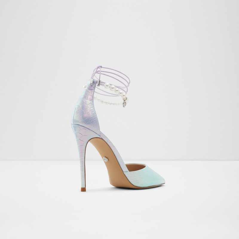 Aldo cipele na petu SEASLIPPER SYN EMB SNAKE - plava 5