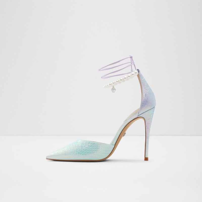 Aldo cipele na petu SEASLIPPER SYN EMB SNAKE - plava 2