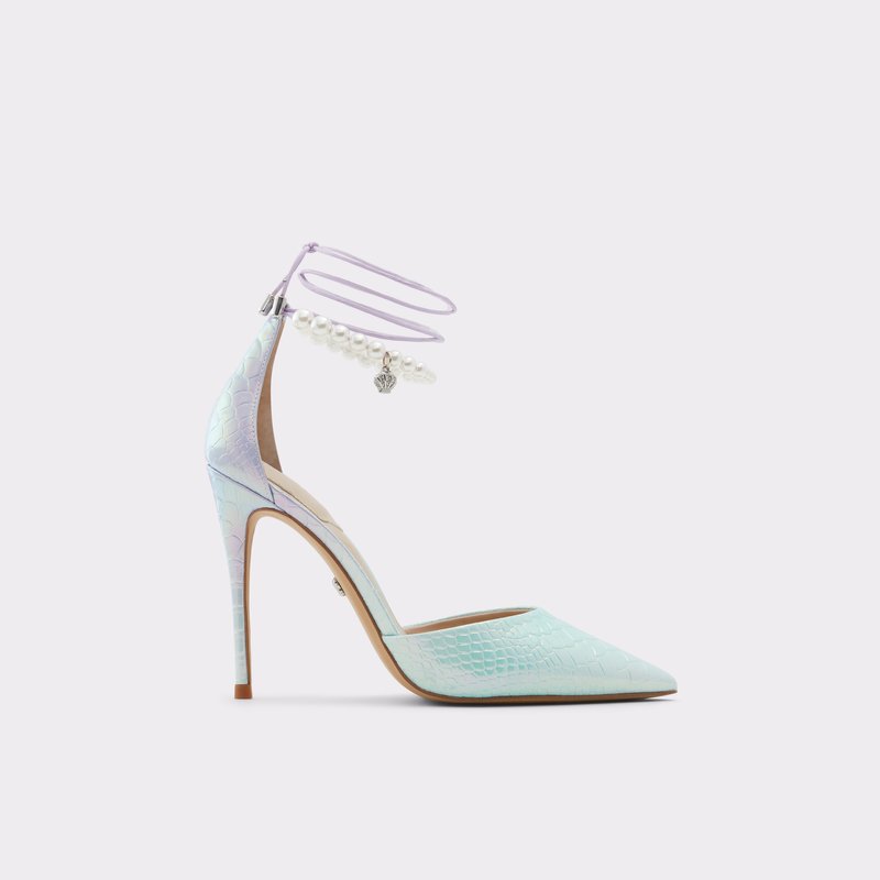 Aldo cipele na petu SEASLIPPER SYN EMB SNAKE - plava 1