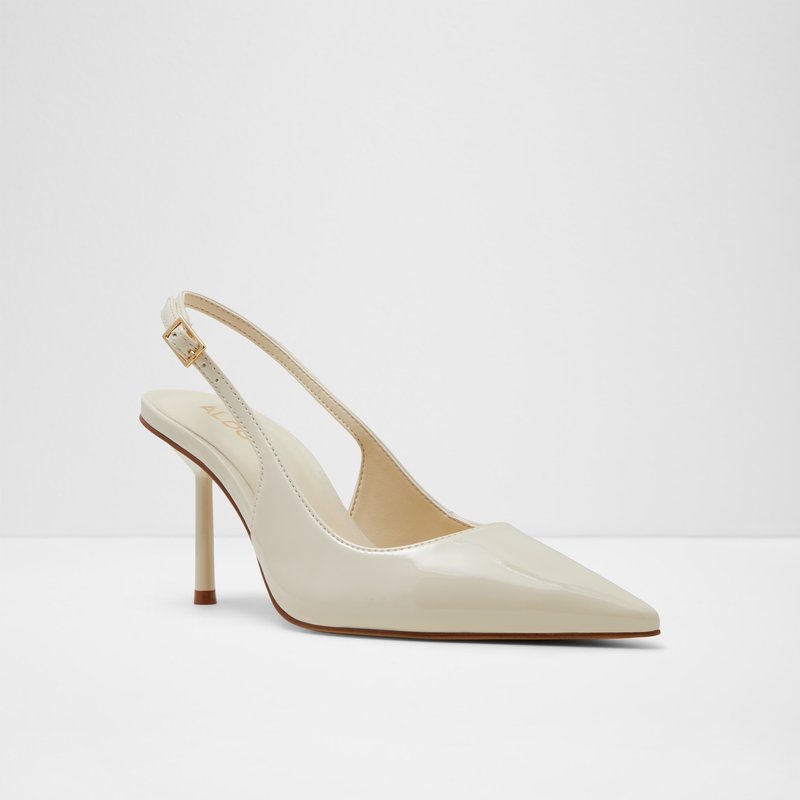 Aldo cipele na srednje visoku petu SERALINA SYN PATENT - bež 3