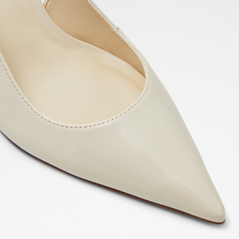 Aldo cipele na srednje visoku petu SERALINA SYN PATENT - bež 5