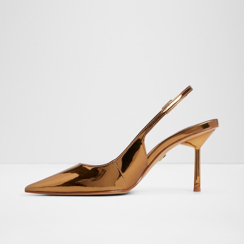 Aldo cipele na srednje visoku petu SERALINA SYN MIRROR - smeđa 6