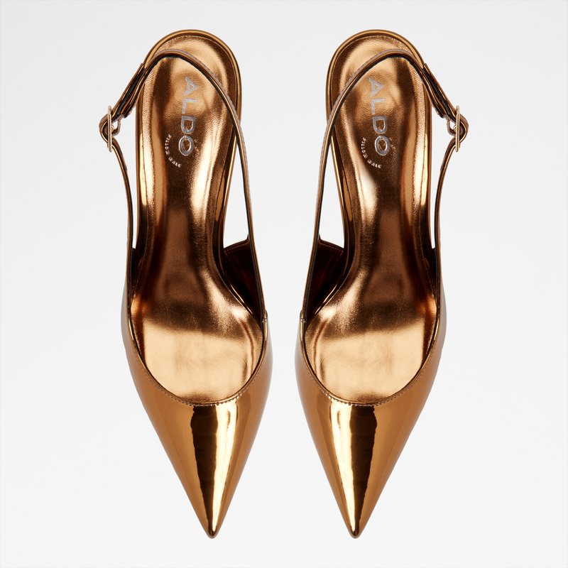 Aldo cipele na srednje visoku petu SERALINA SYN MIRROR - smeđa 5