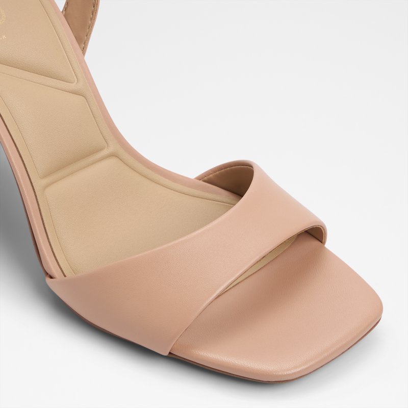 Aldo sandale na srednje visoku petu SERENYA LEA SMOOTH - bež 4