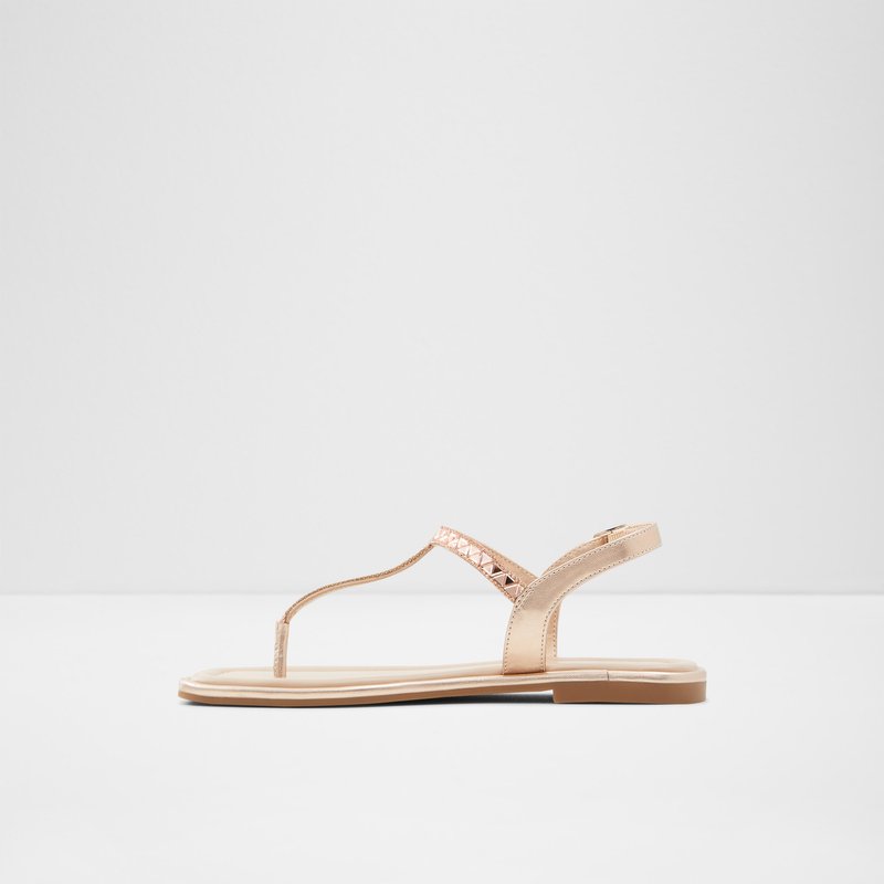 Aldo ravne sandale SHEINA SYN METALLIC - ružičasta 3