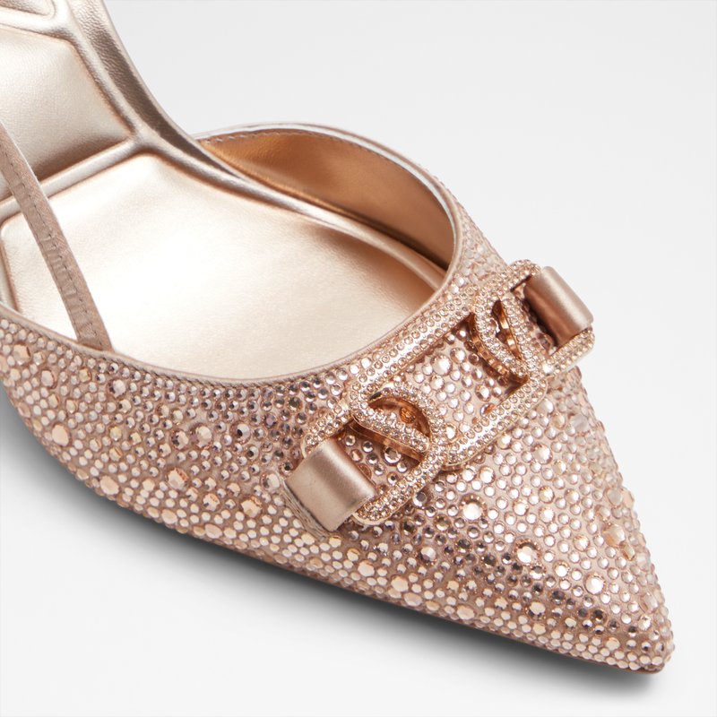 Aldo cipele na srednje visoku petu SHIRLY TEX SATIN - ružičasta 4