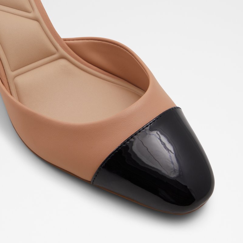 Aldo cipele na srednje visoku petu SILVANA LEA MIX MAT - bež 5